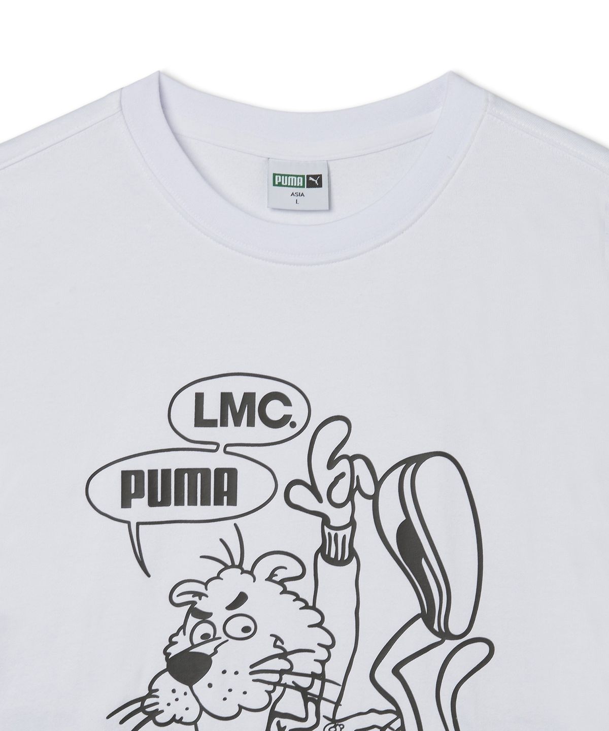 푸마(PUMA) 푸마ⅩLMC 그래픽 반소매 티셔츠 - 화이트 / 940067-01
