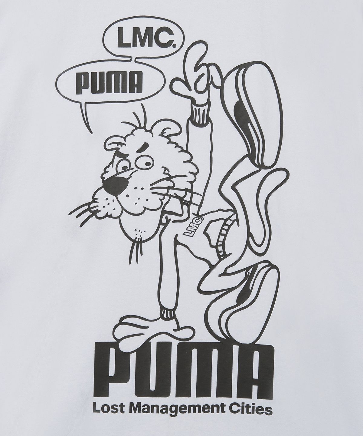 푸마(PUMA) 푸마ⅩLMC 그래픽 반소매 티셔츠 - 화이트 / 940067-01