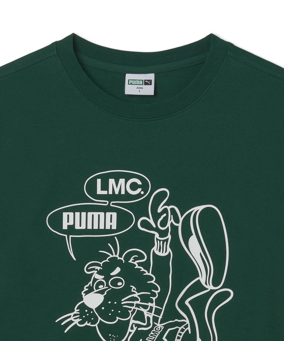 푸마(PUMA) 푸마ⅩLMC 그래픽 반소매 티셔츠 - 그린 / 940067-03