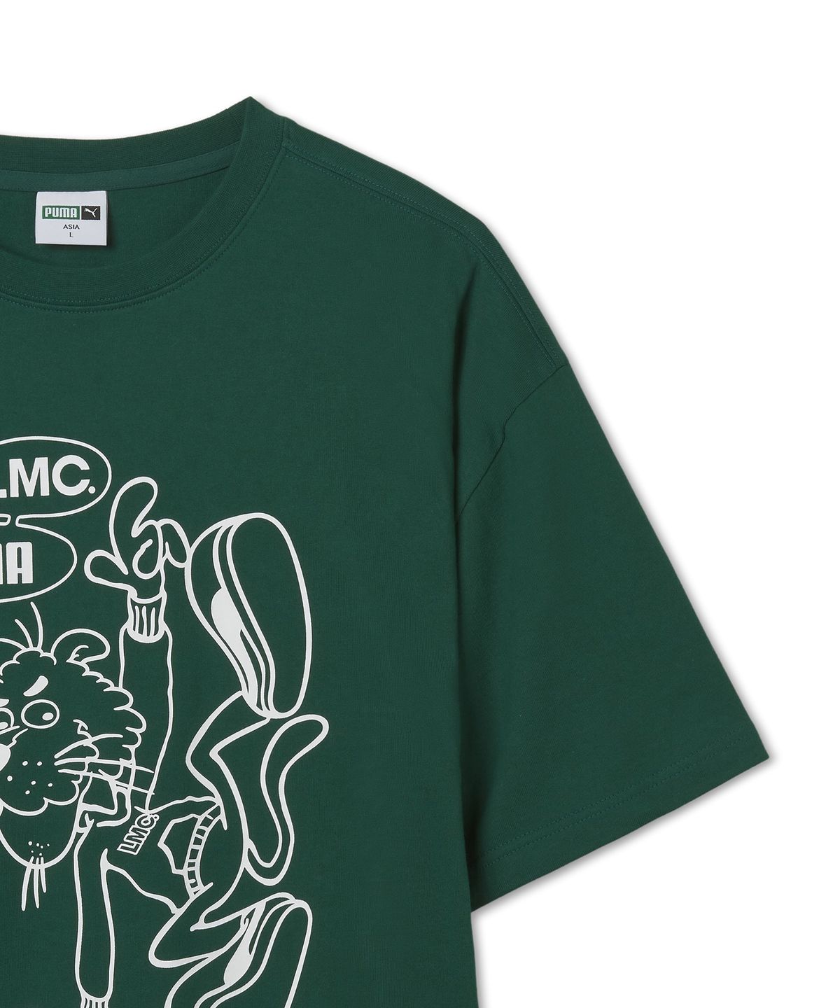 푸마(PUMA) 푸마ⅩLMC 그래픽 반소매 티셔츠 - 그린 / 940067-03