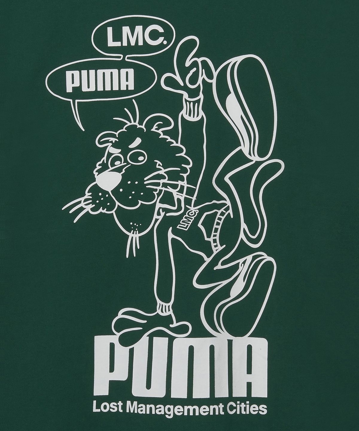 푸마(PUMA) 푸마ⅩLMC 그래픽 반소매 티셔츠 - 그린 / 940067-03