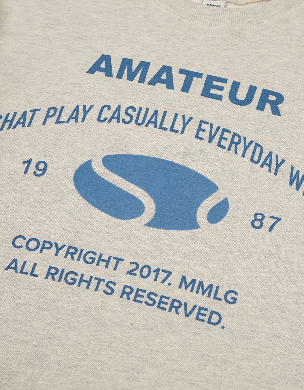 엠엠엘지(MMLG) [Mmlg] AMATEUR SWEAT (OATMEAL)