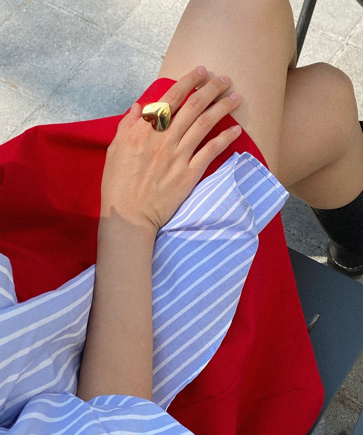 마르타(MARTA) 925 silver. Carrie heart ring