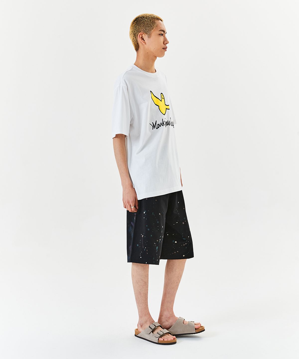 마크곤잘레스(MARK GONZALES) PAINTER CHINO SHORT - BLACK