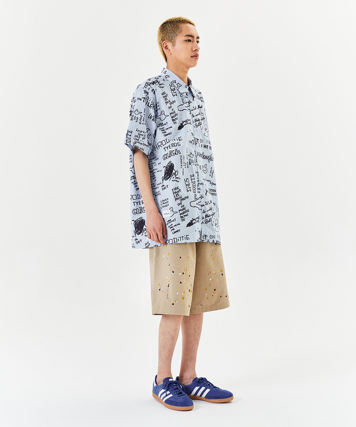 마크곤잘레스(MARK GONZALES) PAINTER CHINO SHORT - BEIGE