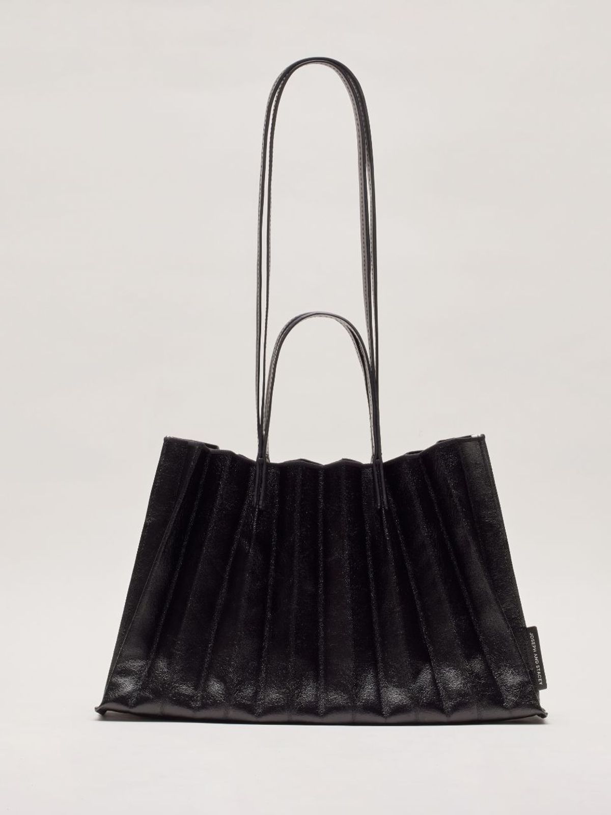 조셉앤스테이시(JOSEPH&STACEY) Lucky Pleats Canvas Coated Shopper L (2color)