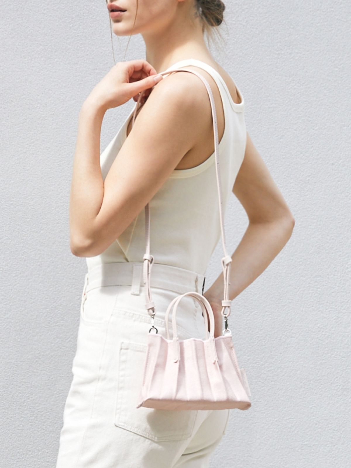 조셉앤스테이시(JOSEPH&STACEY) Lucky Pleats Canvas Coated Baby Bag (4color)