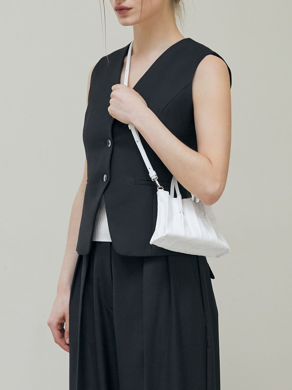 조셉앤스테이시(JOSEPH&STACEY) Lucky Pleats Canvas Coated Baby Bag (4color)
