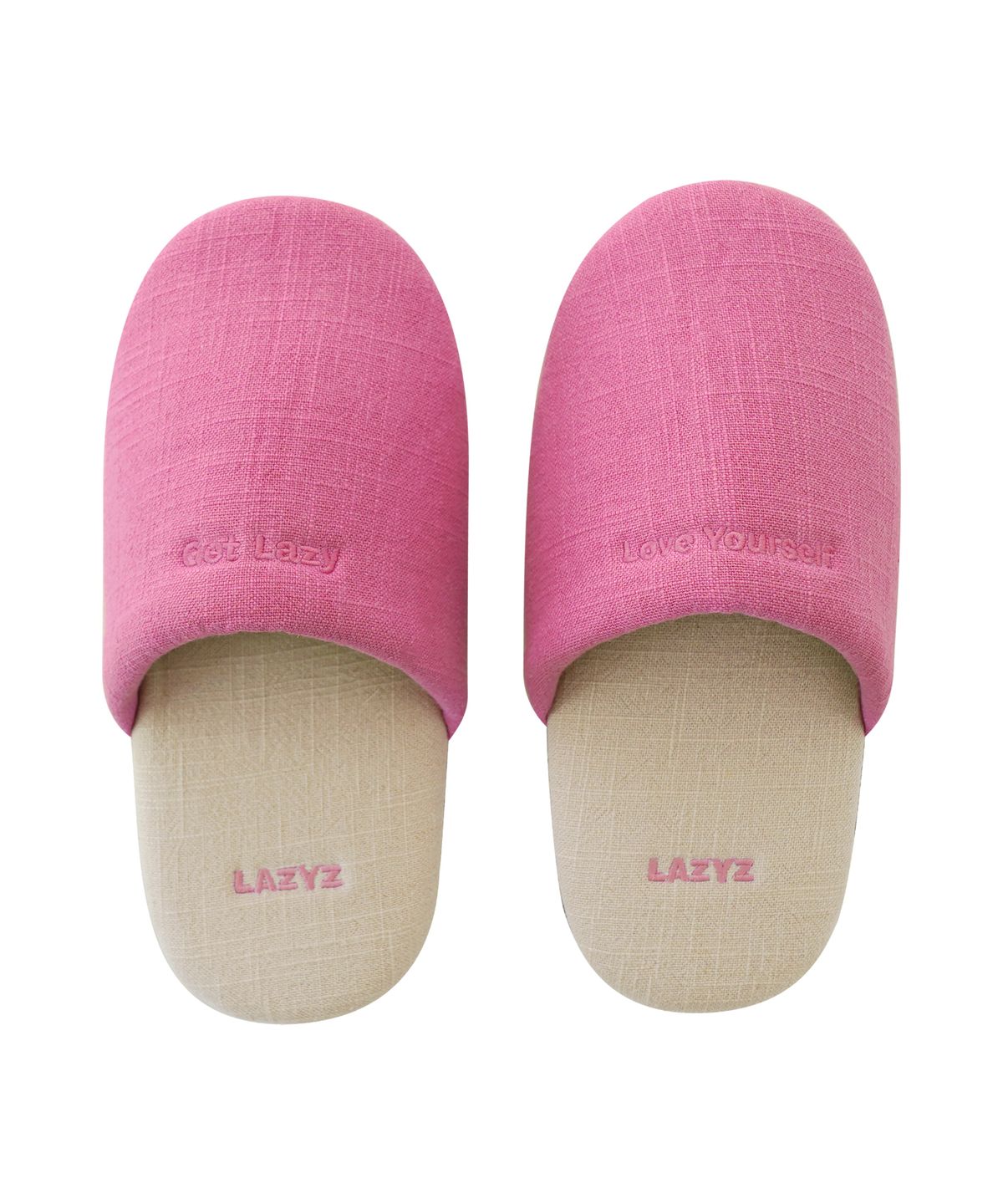 레이지지(LAZYZ) Linen Colorblock Room Shoes 3 Colors