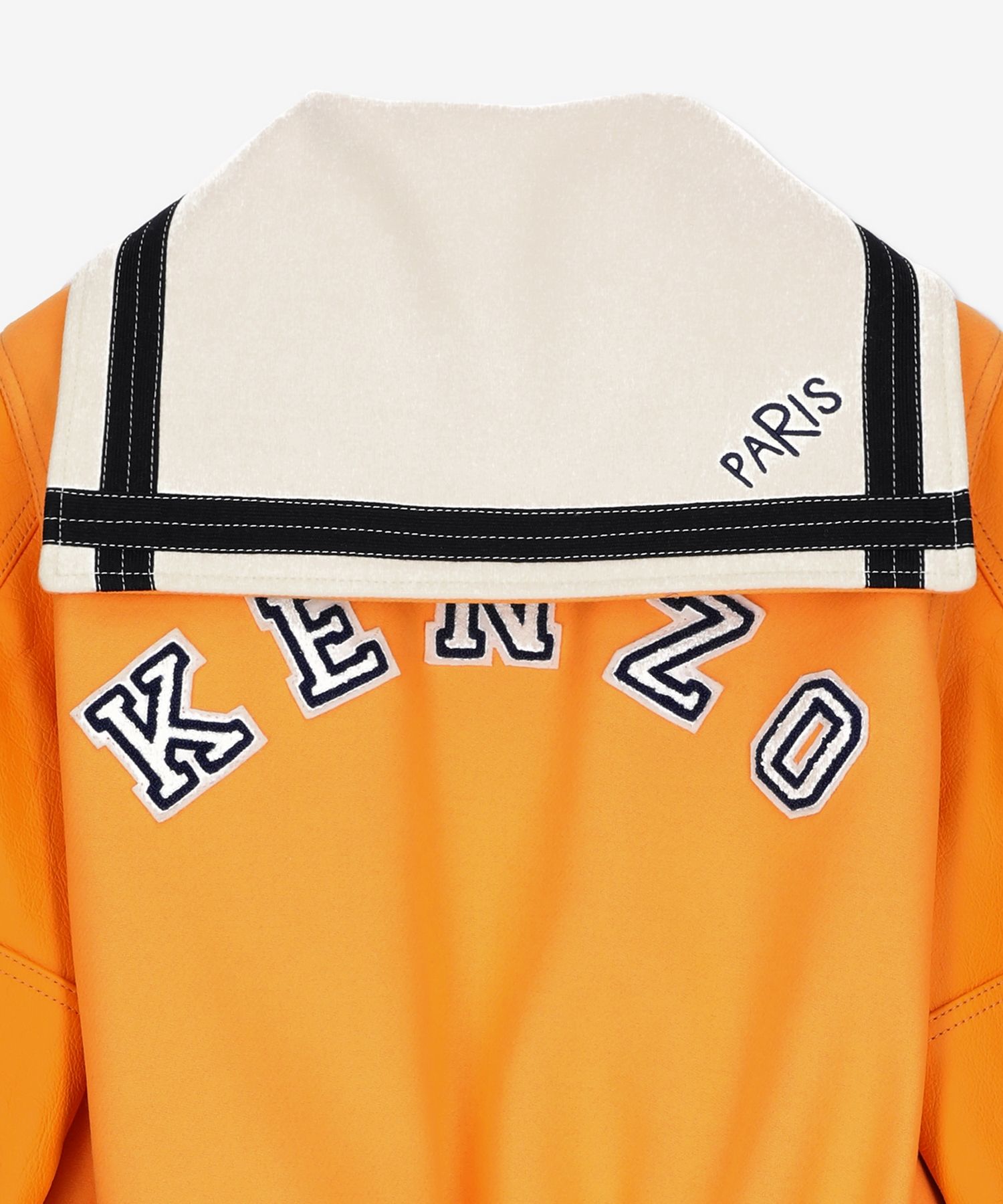 ★KENZO★ Logo Embroidered Bomber Jacket Orange FD52BL1609ON MUSINSA | KENZO Logo Embroidered Bomber Jacket - Orange