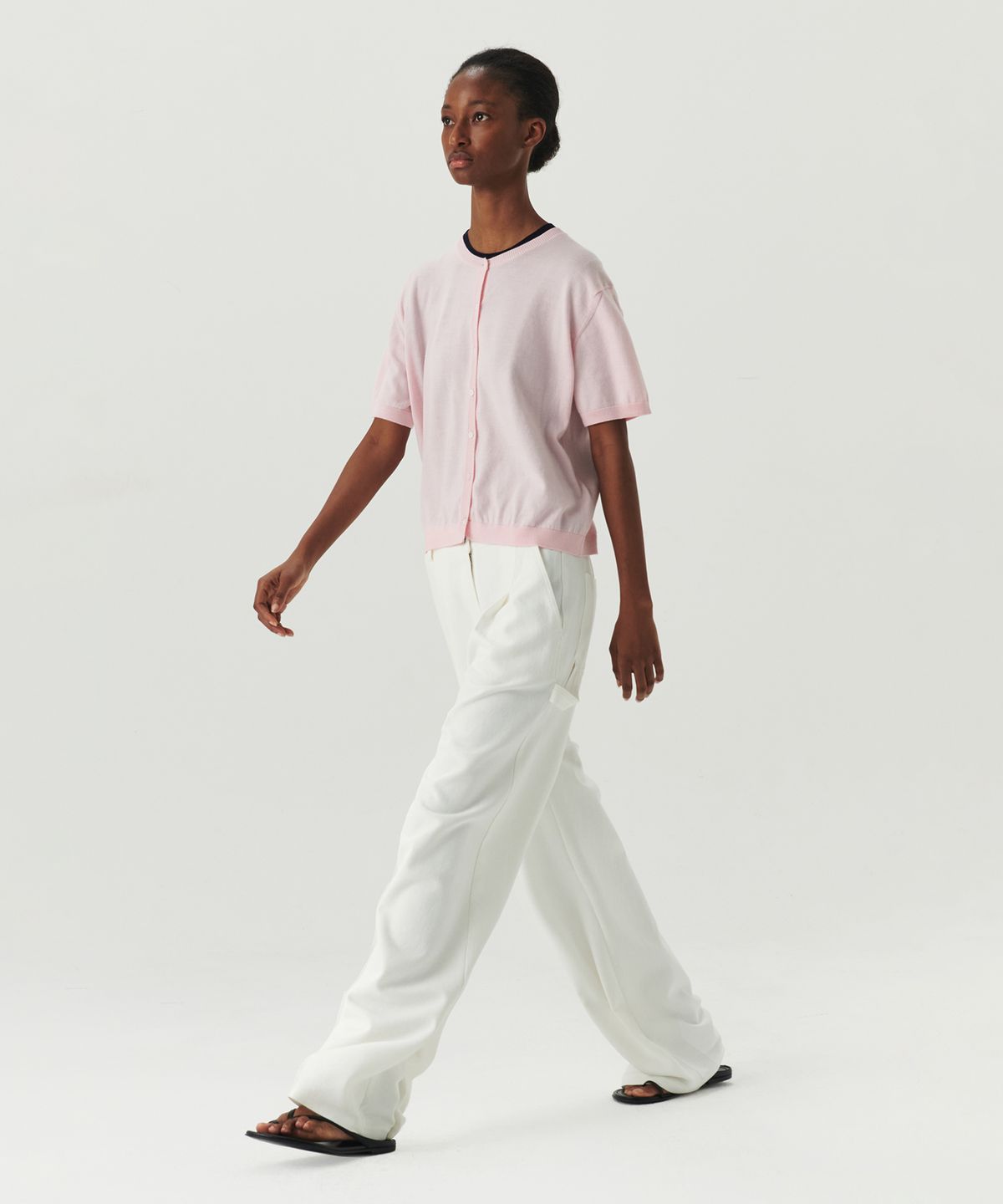 르바(LEVAR) Carpenter Cotton Pants - White