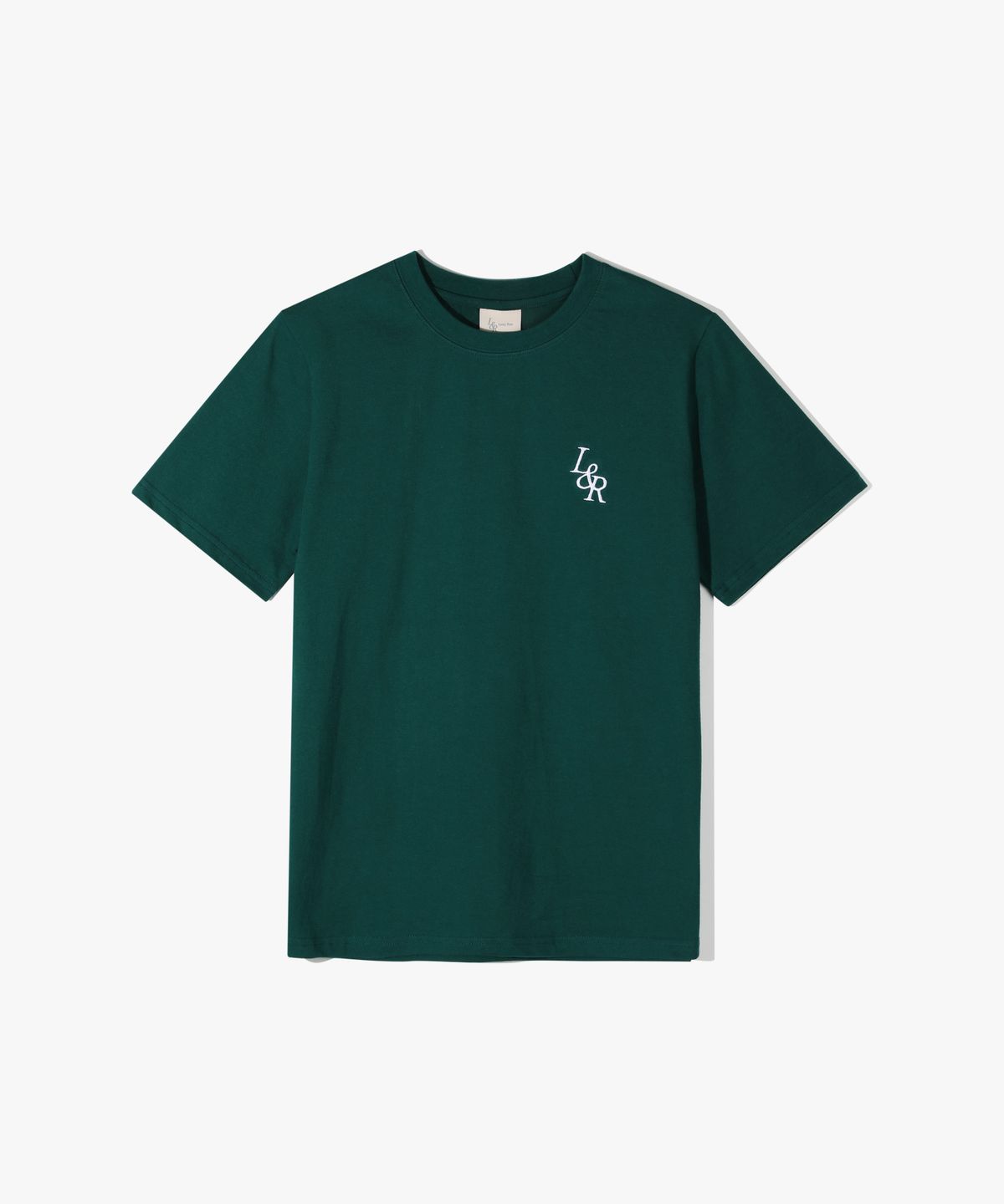 로시로우(LOSSYROW) Signature Logo Half-Sleeve T-shirt Deep Green