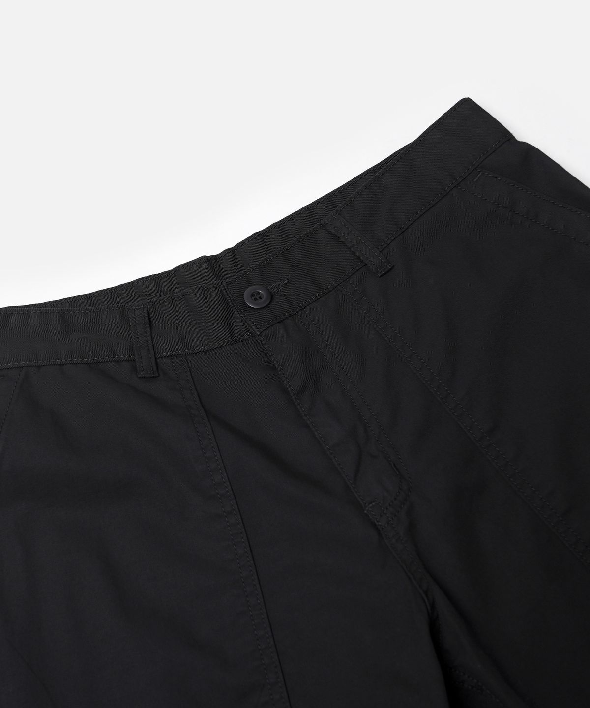 프리즘웍스(FRIZMWORKS) CHINO WIDE FATIGUE SHORTS _ BLACK
