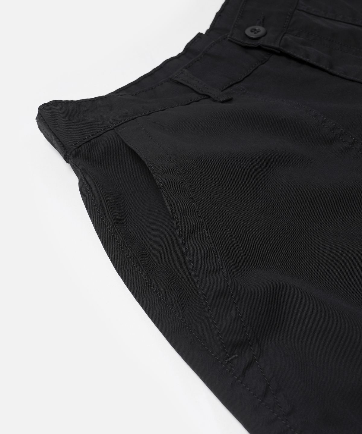프리즘웍스(FRIZMWORKS) CHINO WIDE FATIGUE SHORTS _ BLACK