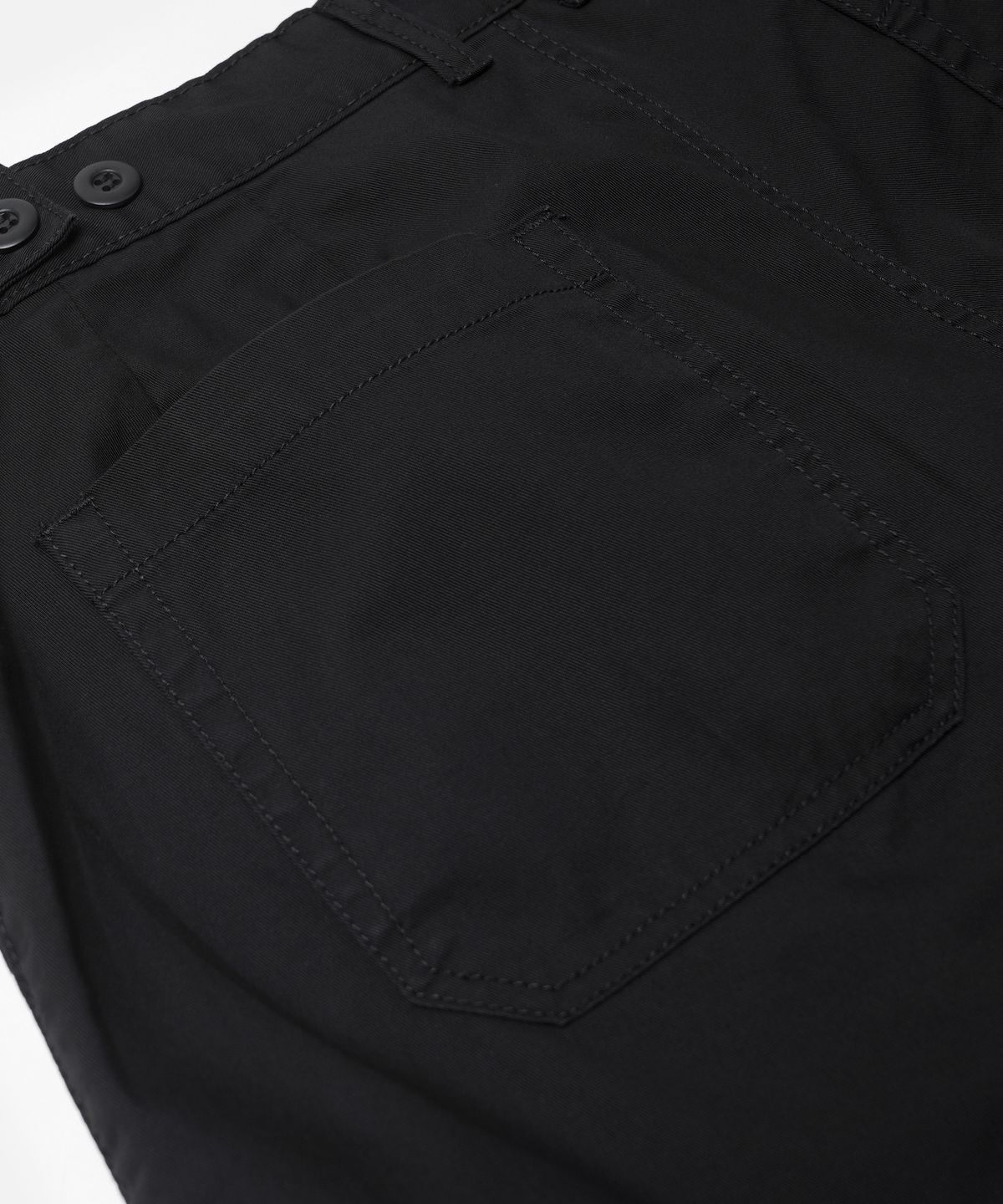 프리즘웍스(FRIZMWORKS) CHINO WIDE FATIGUE SHORTS _ BLACK
