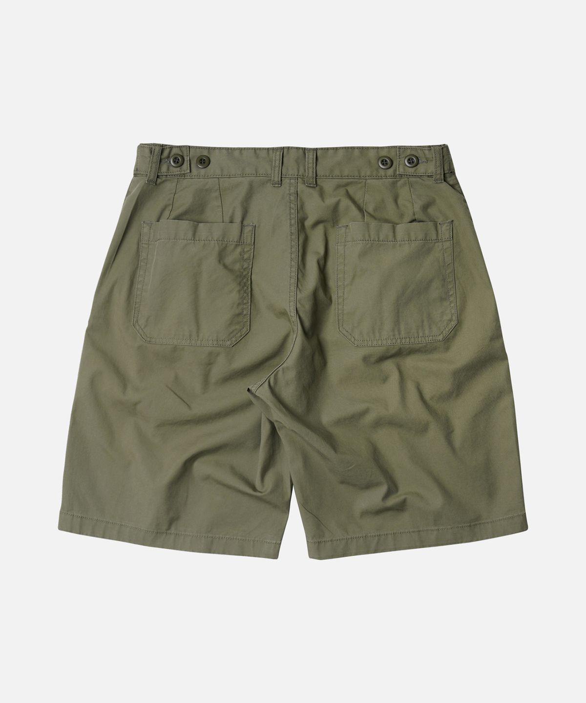 프리즘웍스(FRIZMWORKS) CHINO WIDE FATIGUE SHORTS _ OLIVE