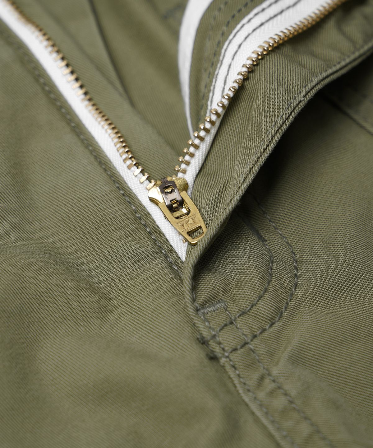 프리즘웍스(FRIZMWORKS) CHINO WIDE FATIGUE SHORTS _ OLIVE
