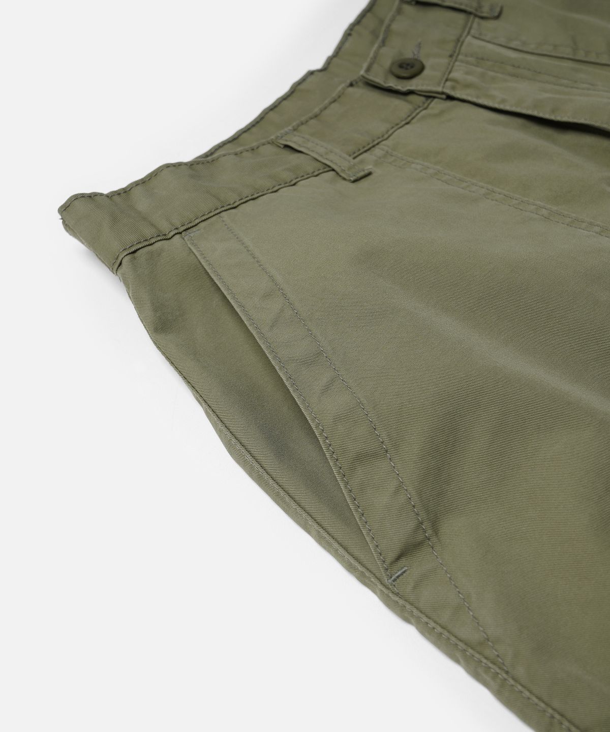 프리즘웍스(FRIZMWORKS) CHINO WIDE FATIGUE SHORTS _ OLIVE