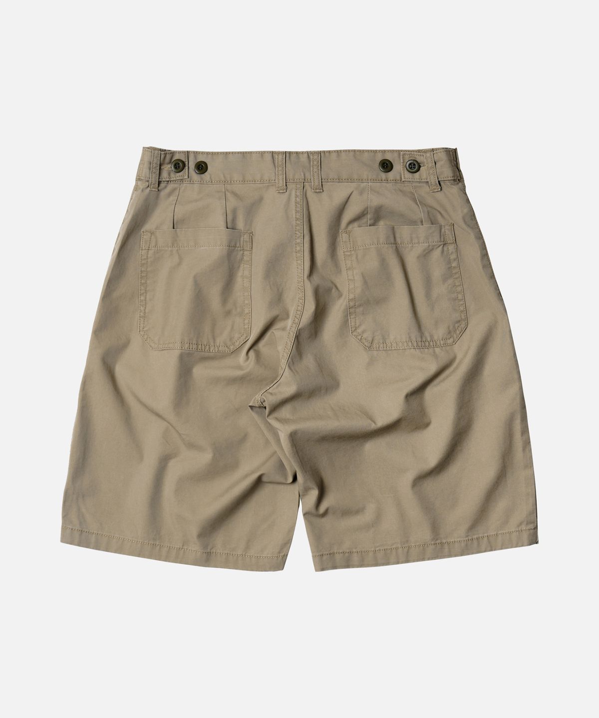 프리즘웍스(FRIZMWORKS) CHINO WIDE FATIGUE SHORTS _ BEIGE