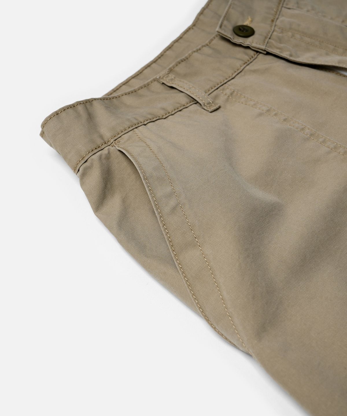 프리즘웍스(FRIZMWORKS) CHINO WIDE FATIGUE SHORTS _ BEIGE