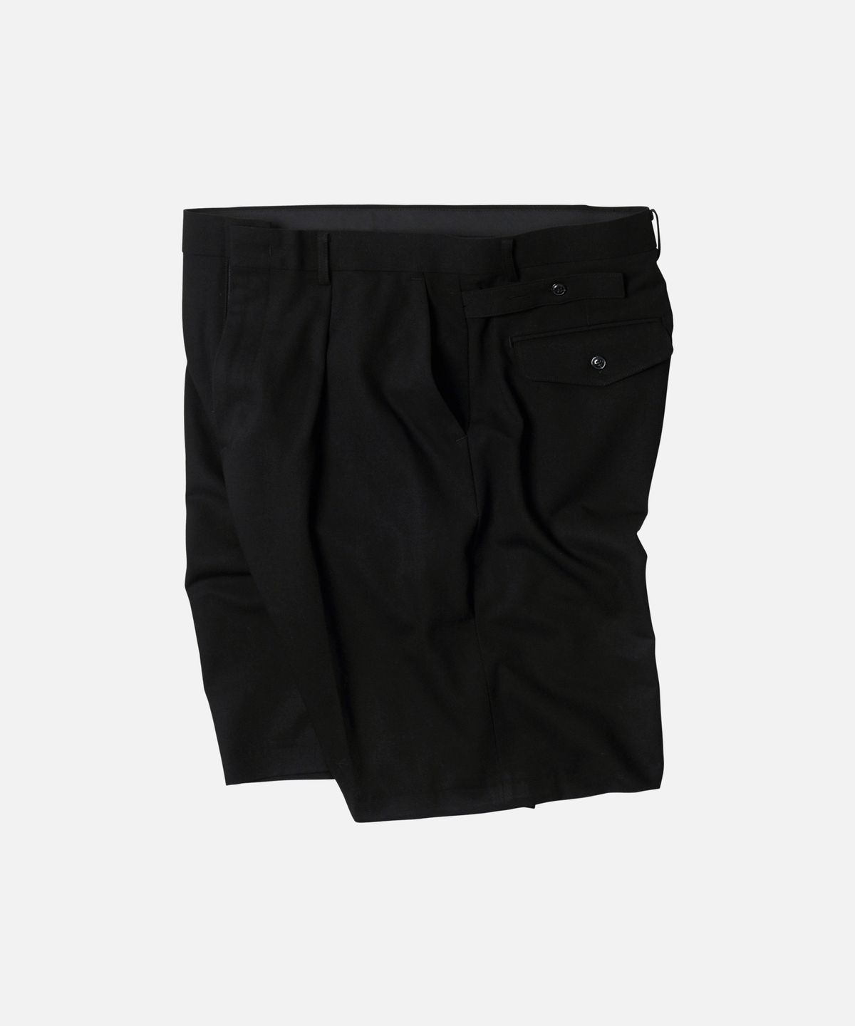 프리즘웍스(FRIZMWORKS) WIDE BERMUDA PANTS _ BLACK