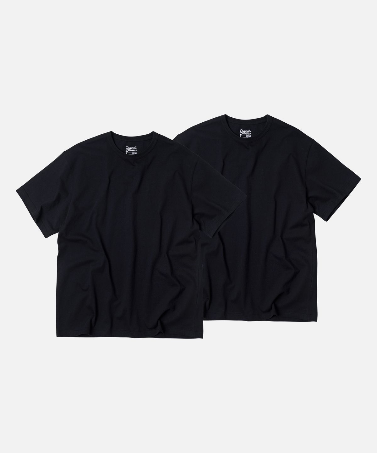프리즘웍스(FRIZMWORKS) OG ATHLETIC T-SHIRT 2PACK _ BLACK + BLACK