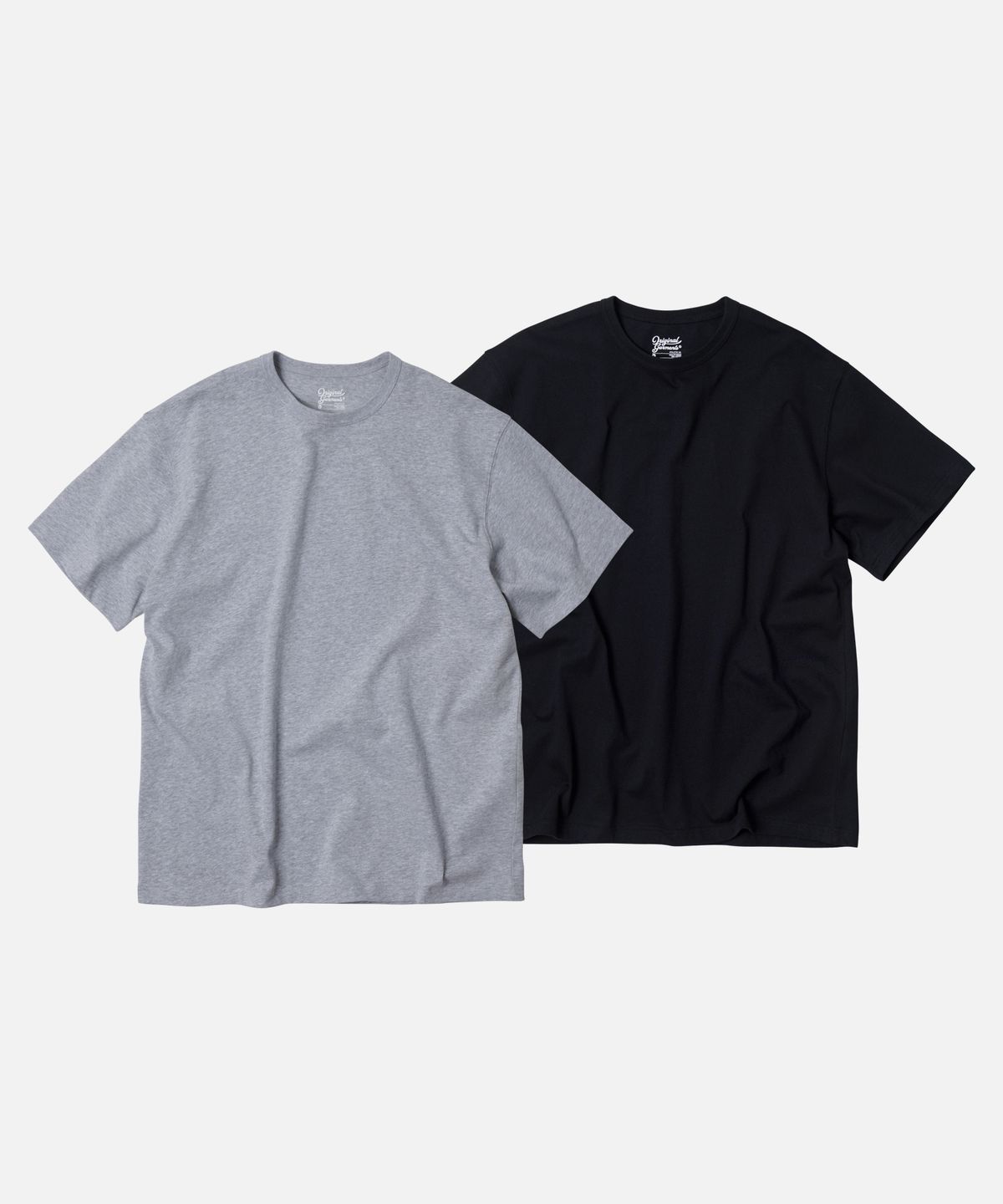 프리즘웍스(FRIZMWORKS) OG ATHLETIC T-SHIRT 2PACK _ GRAY + BLACK