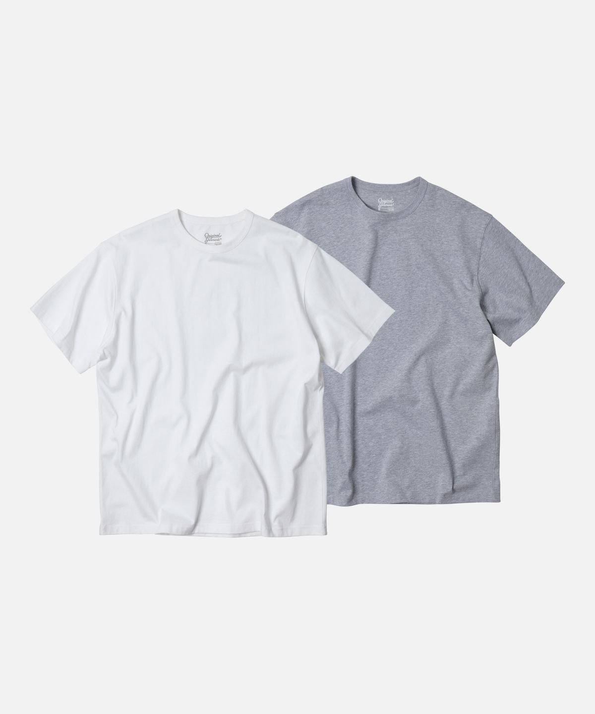 프리즘웍스(FRIZMWORKS) OG ATHLETIC T-SHIRT 2PACK _ WHITE + GRAY