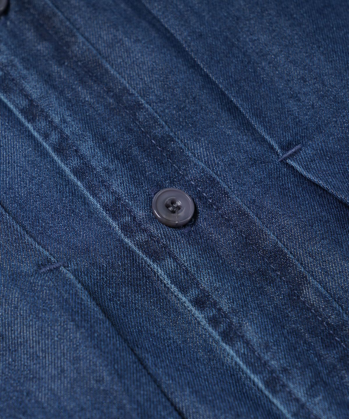 프리즘웍스(FRIZMWORKS) TENCEL DENIM TRUCKER HALF SHIRT _ BLUE