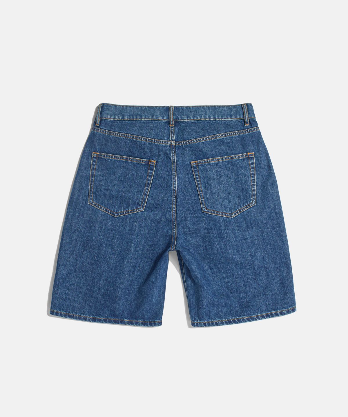 에스피오나지(ESPIONAGE) Double Pleats Denim Shorts Washed Indigo