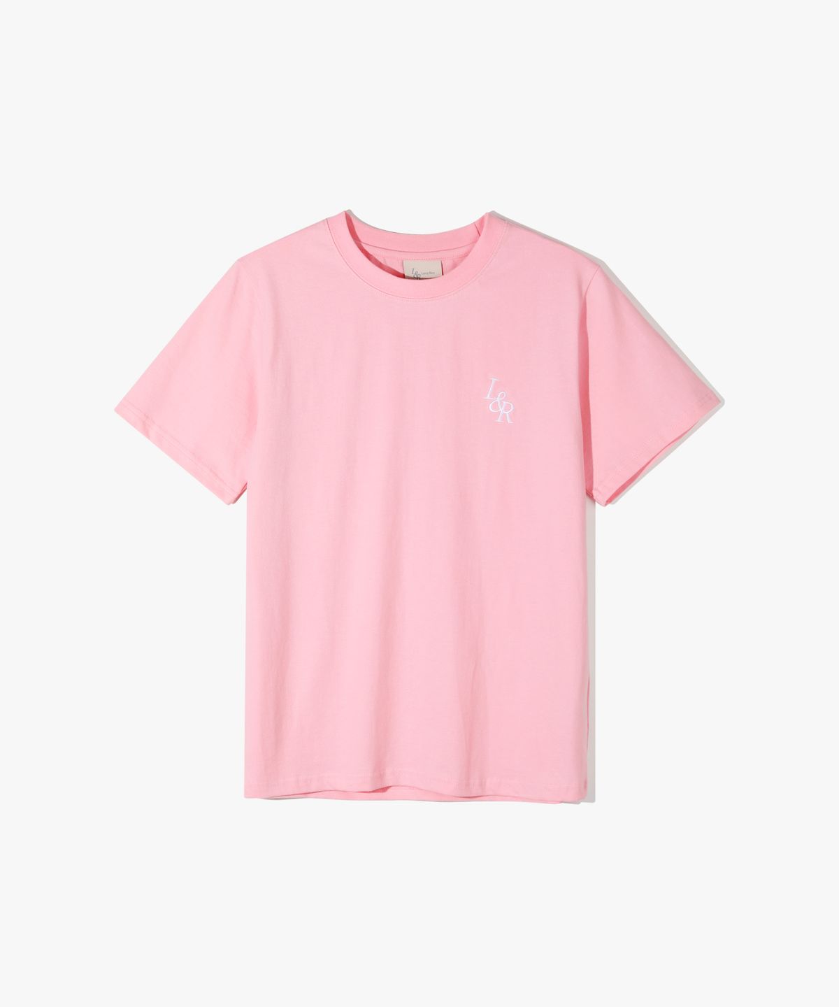 로시로우(LOSSYROW) Signature Logo Half-Sleeve T-shirt Pink