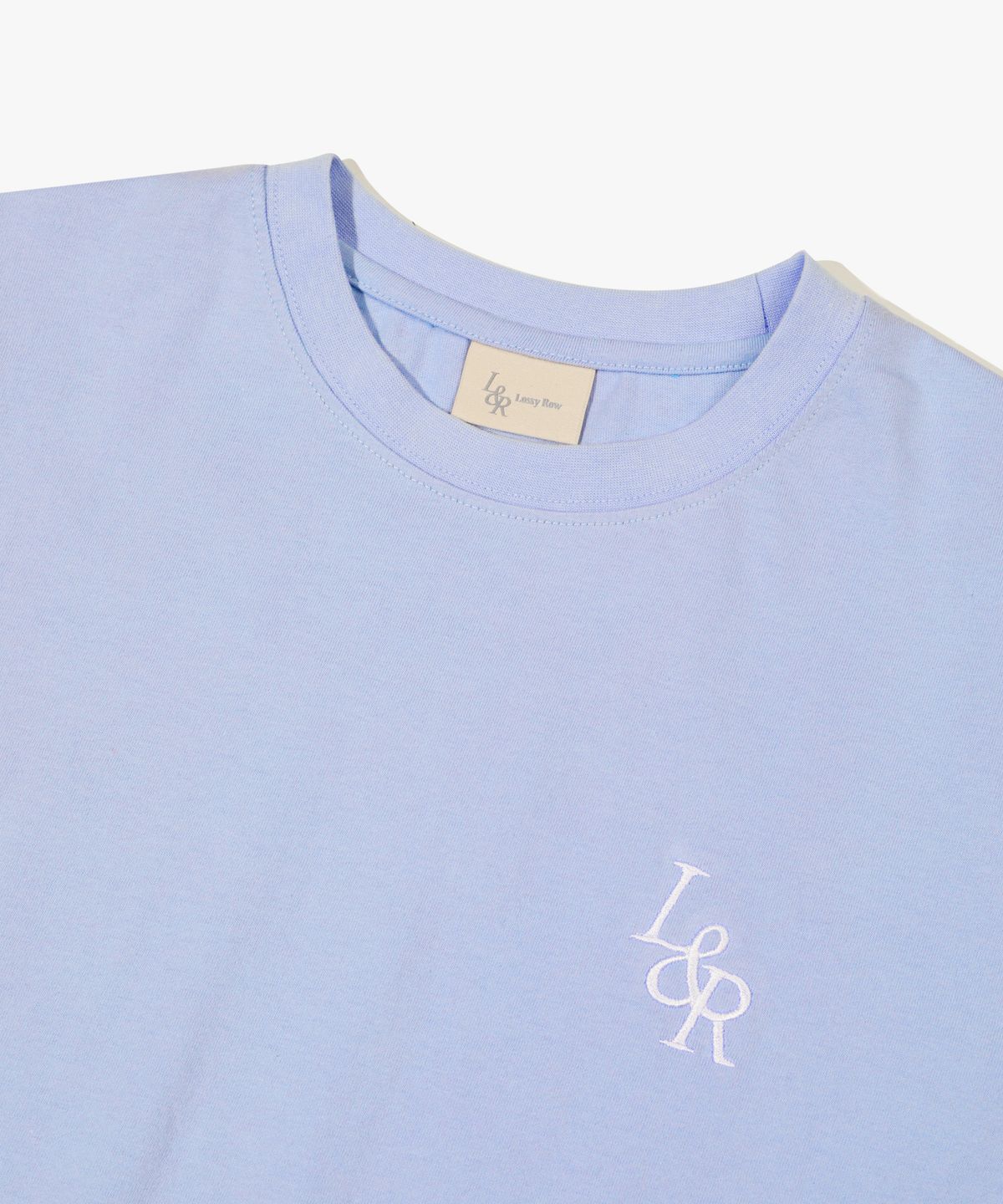 로시로우(LOSSYROW) Signature Logo Half-Sleeve T-shirt Serenity