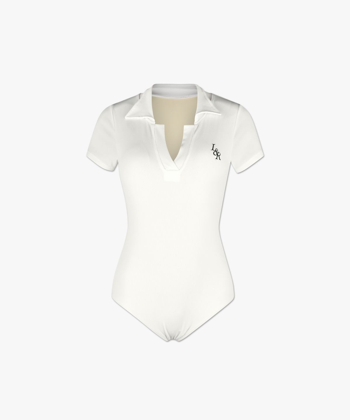 로시로우(LOSSYROW) L&R Collar neck monokini White