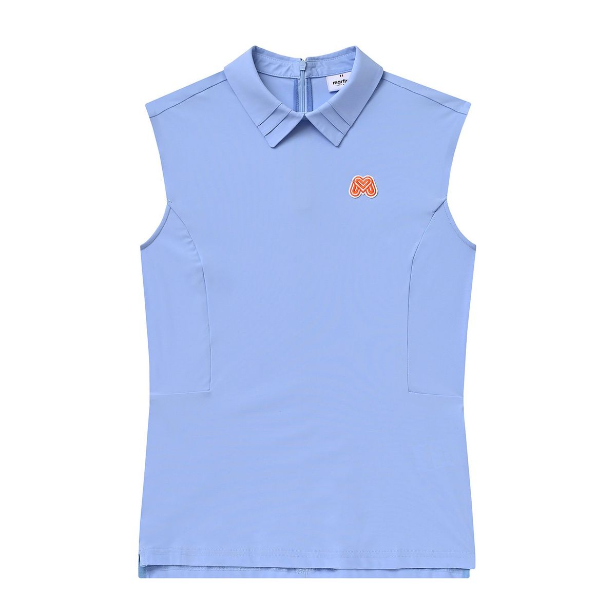 마틴골프(MARTINE GOLF) Back Zip-up Sleeveless Shirts_S/Blue