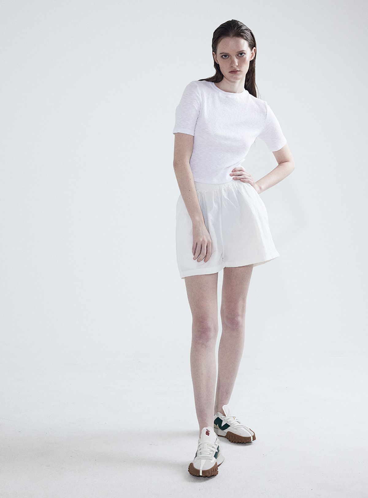 인터레스트(INTEREST) SLUB SHORT T SHIRT_WHITE