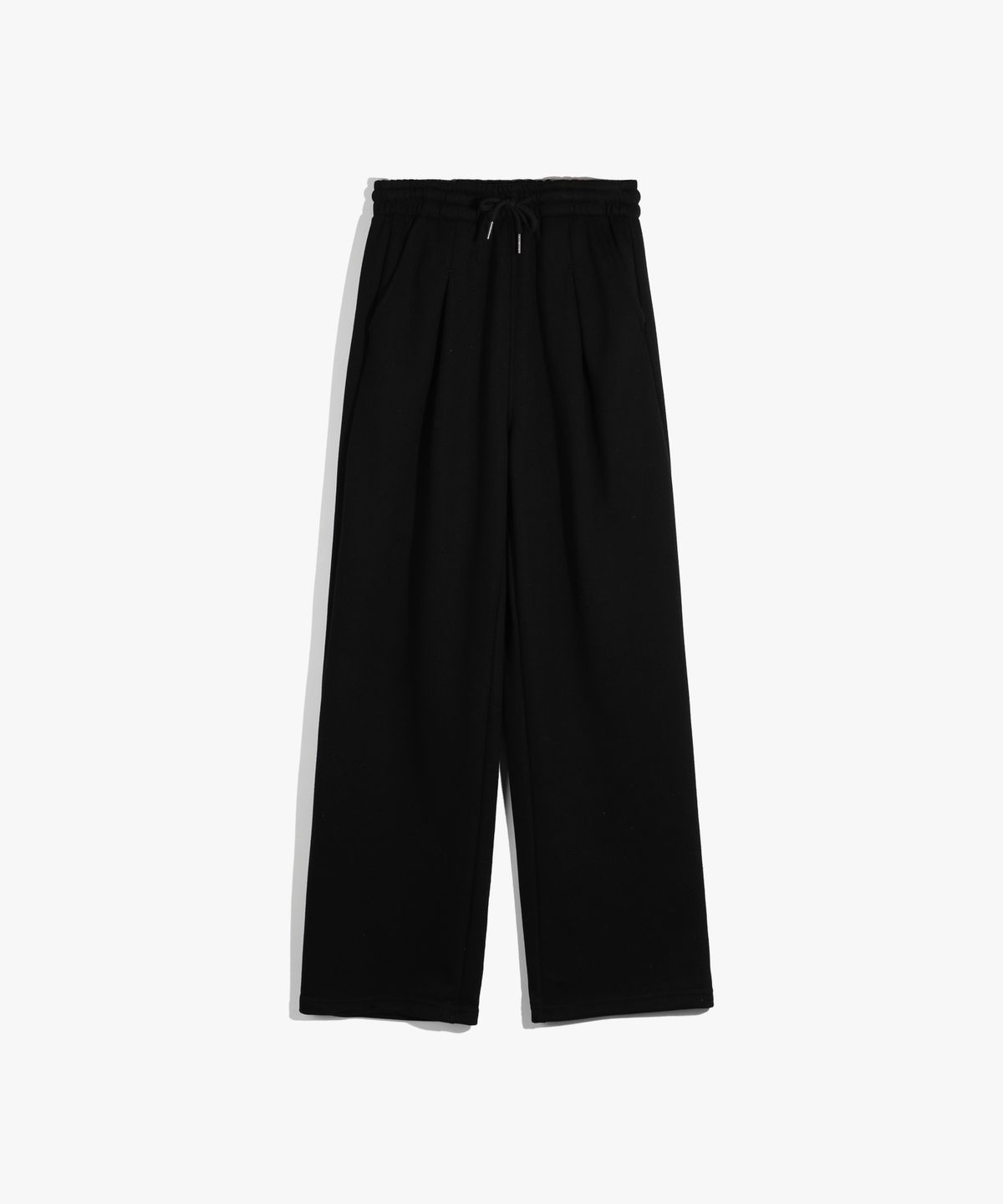 로시로우(LOSSYROW) Wide pintuck pants Black