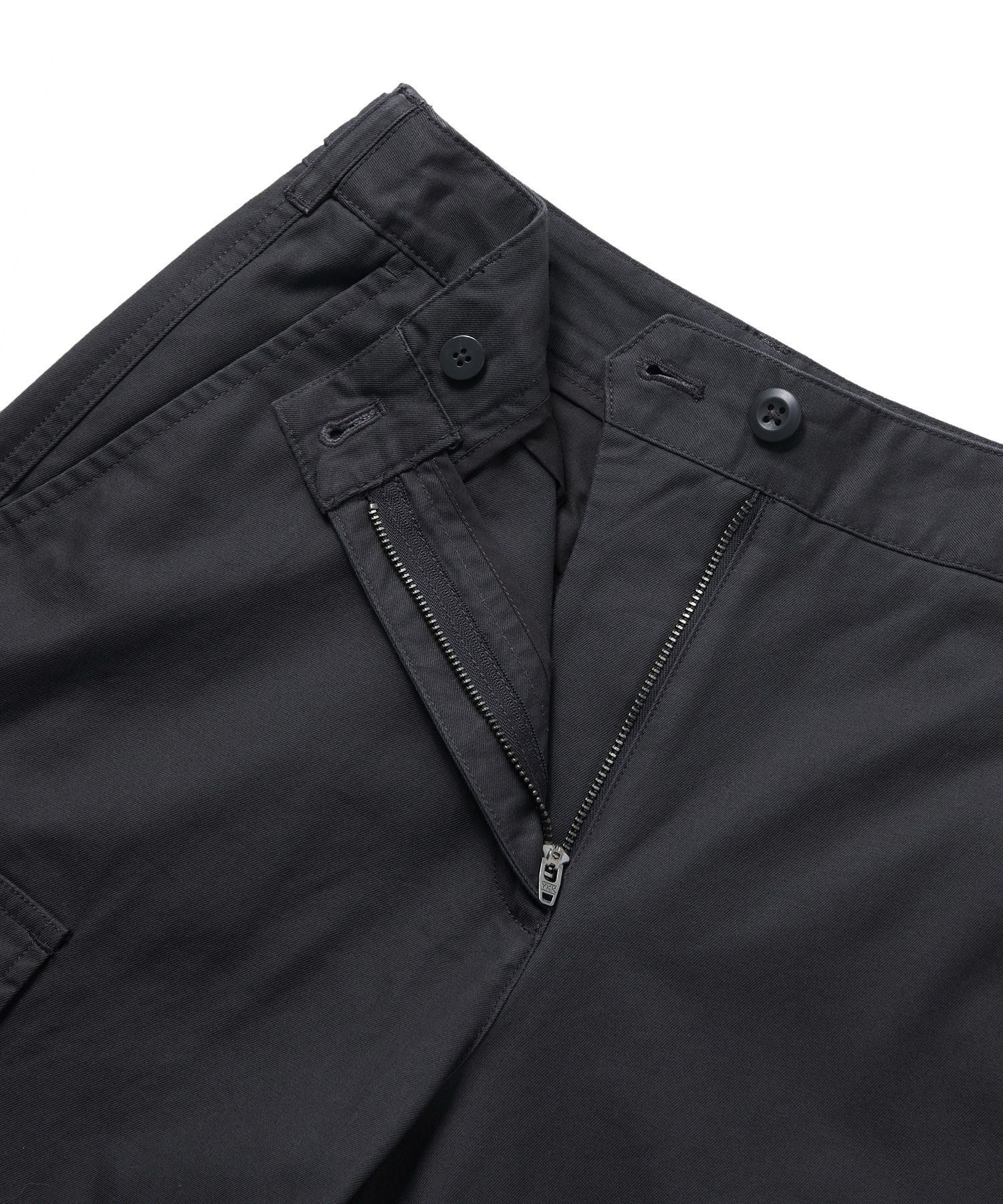 Women's Wide Cargo Pants [Dark Gray] thumbnail 7