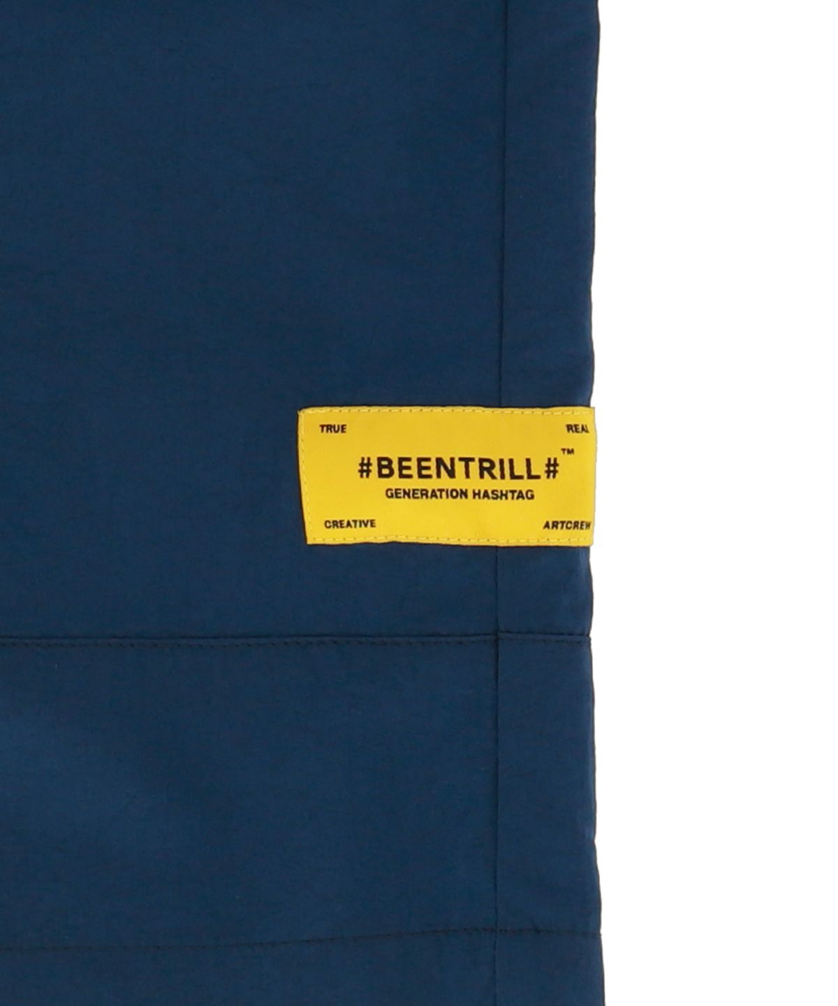 빈트릴(BEENTRILL) 절개 쇼츠(인디고)