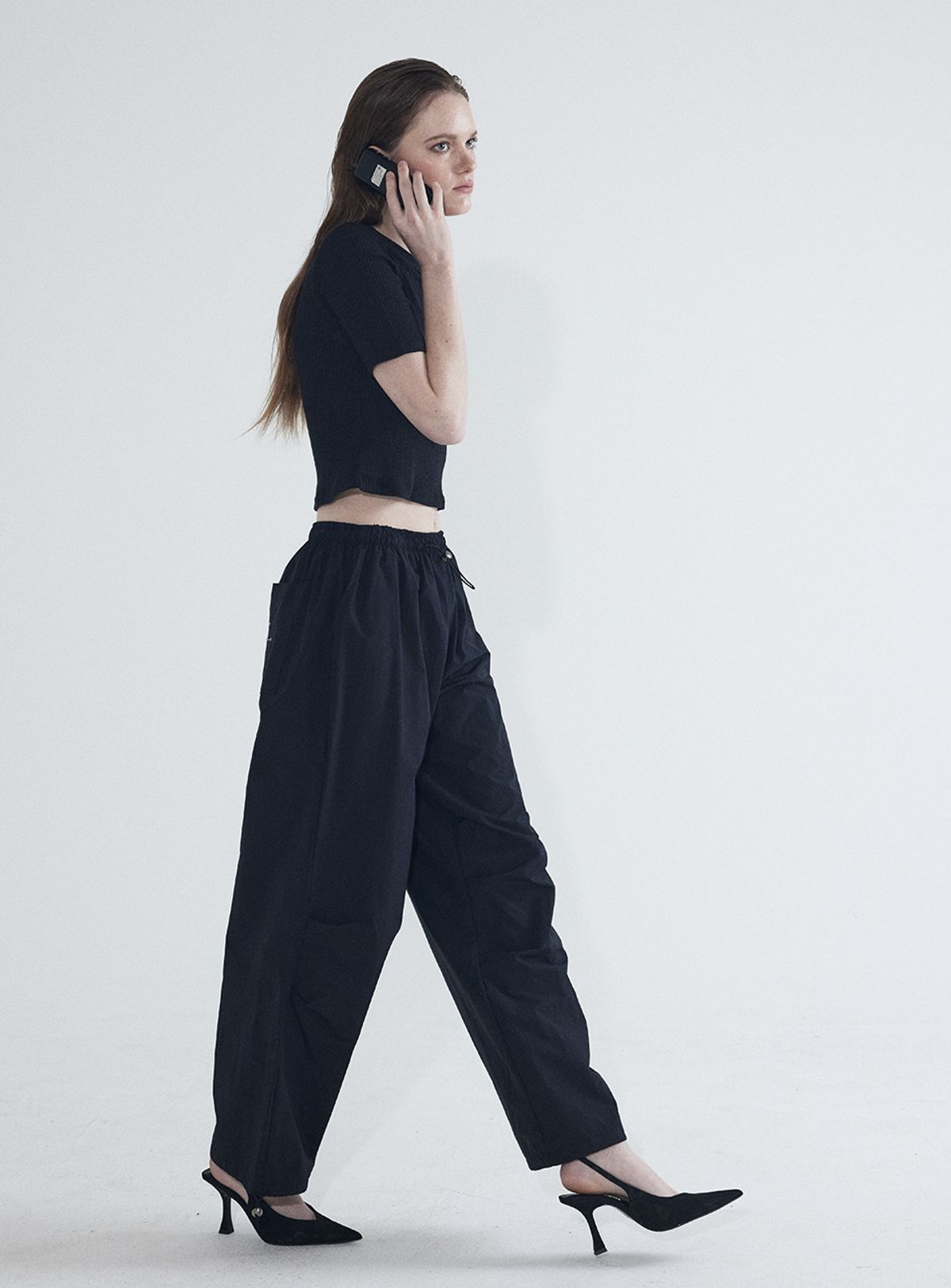 인터레스트(INTEREST) SLUB SHORT T SHIRT_BLACK