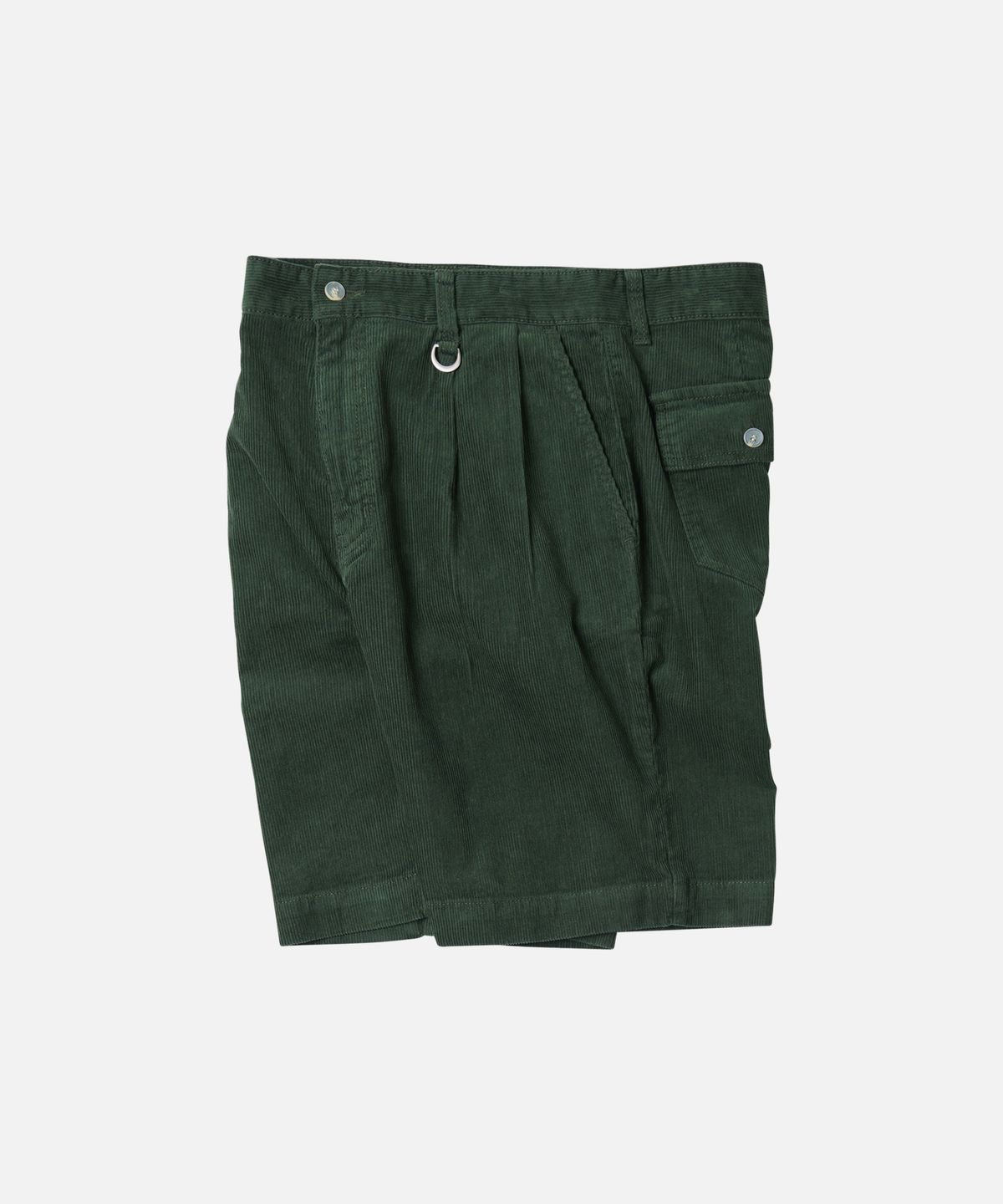 프리즘웍스(FRIZMWORKS) CORDUROY LOOP SHORTS _ HUNTER GREEN