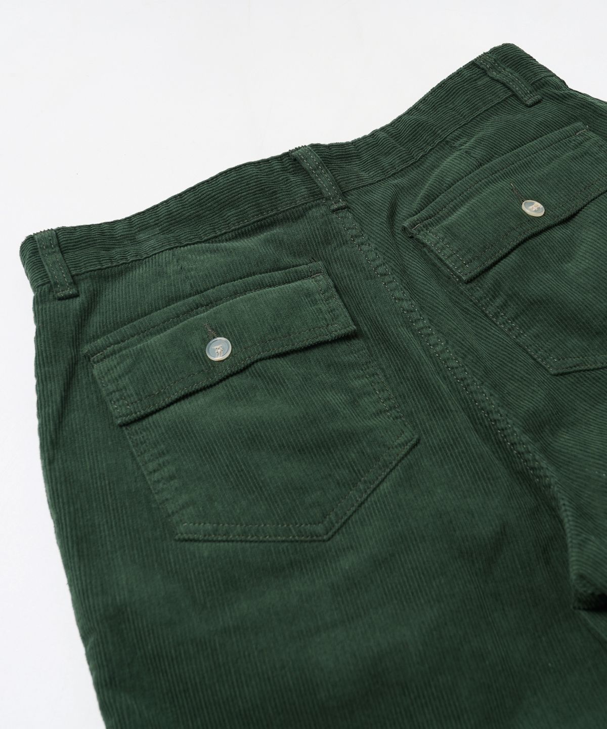 프리즘웍스(FRIZMWORKS) CORDUROY LOOP SHORTS _ HUNTER GREEN
