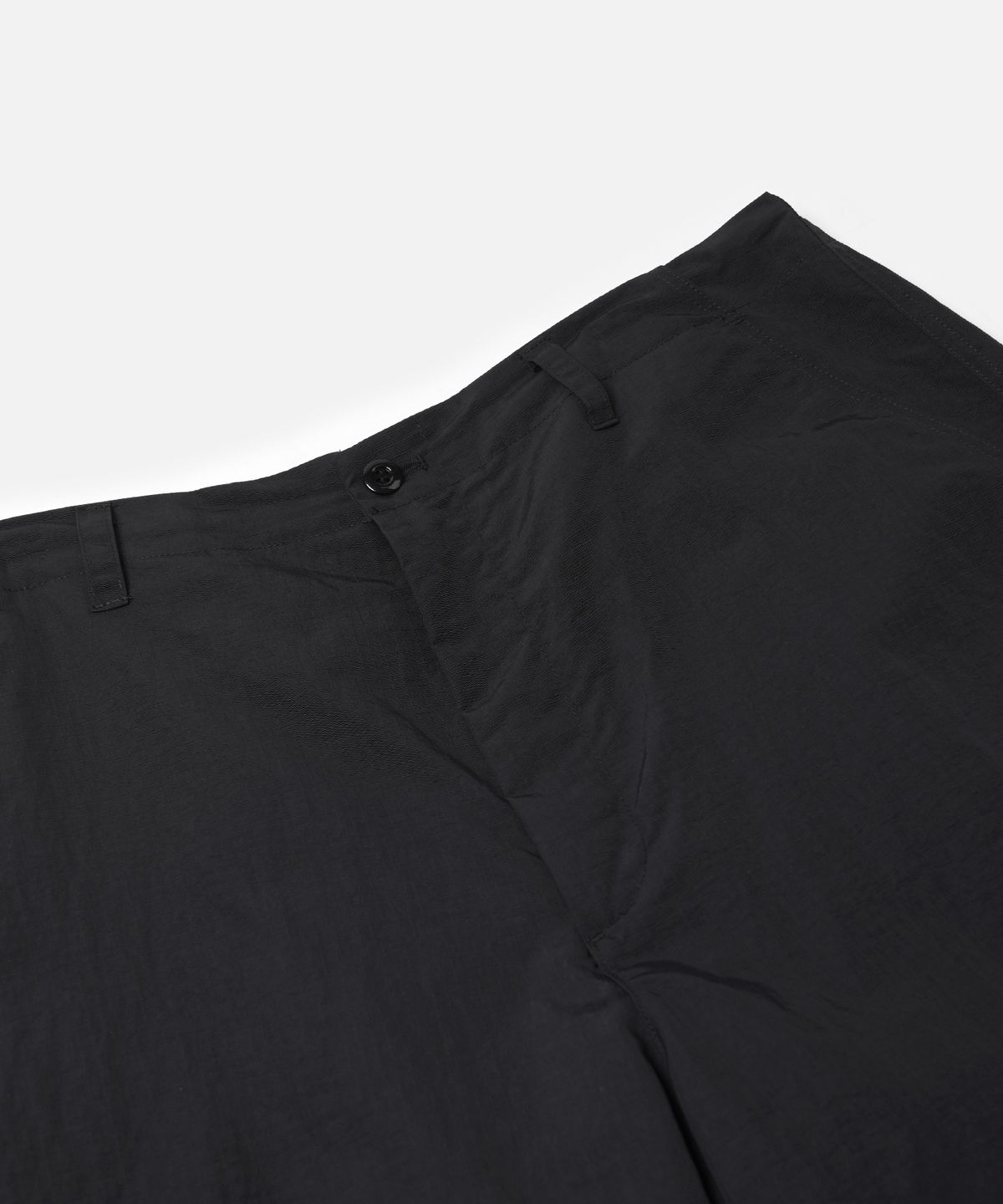 프리즘웍스(FRIZMWORKS) NYLON RIPSTOP PARACHUTE PANTS _ BLACK