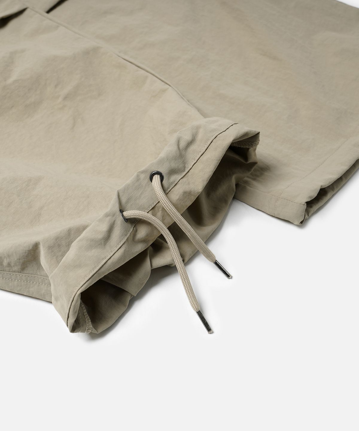 프리즘웍스(FRIZMWORKS) NYLON RIPSTOP PARACHUTE PANTS _ BEIGE