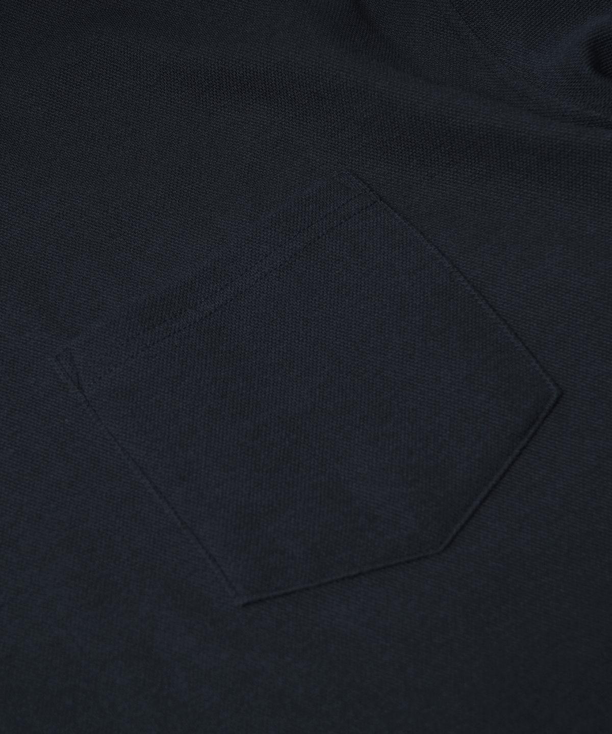 프리즘웍스(FRIZMWORKS) COLLAR LAYERED PIQUE SHIRT _ NAVY