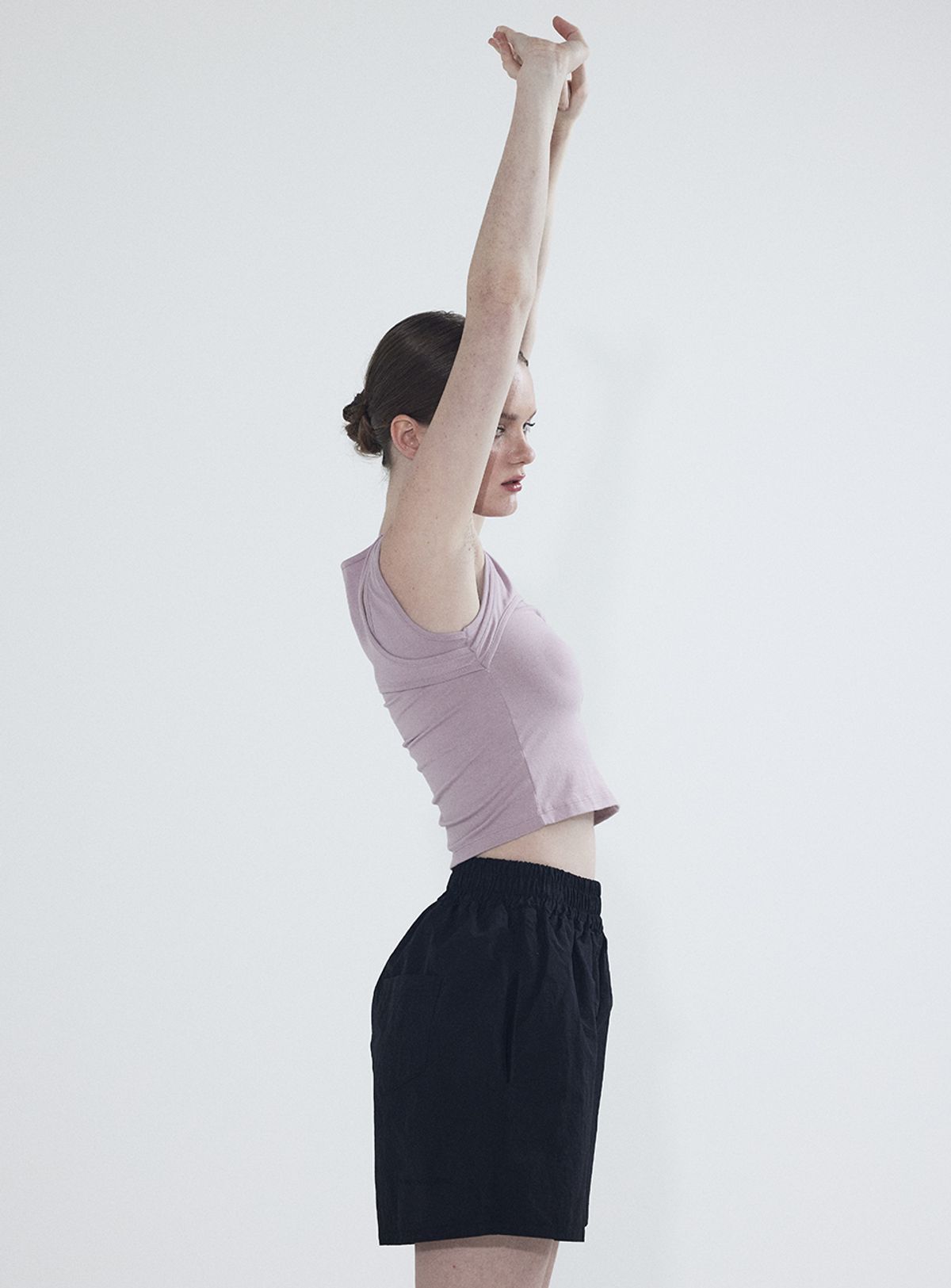 인터레스트(INTEREST) WINDREAKER SHORTS_BLACK