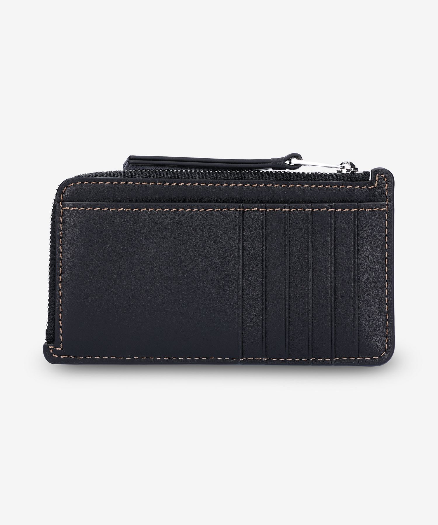 MUSINSA | LOEWE Public Puzzle Stitch Coin Cardholder - Black 