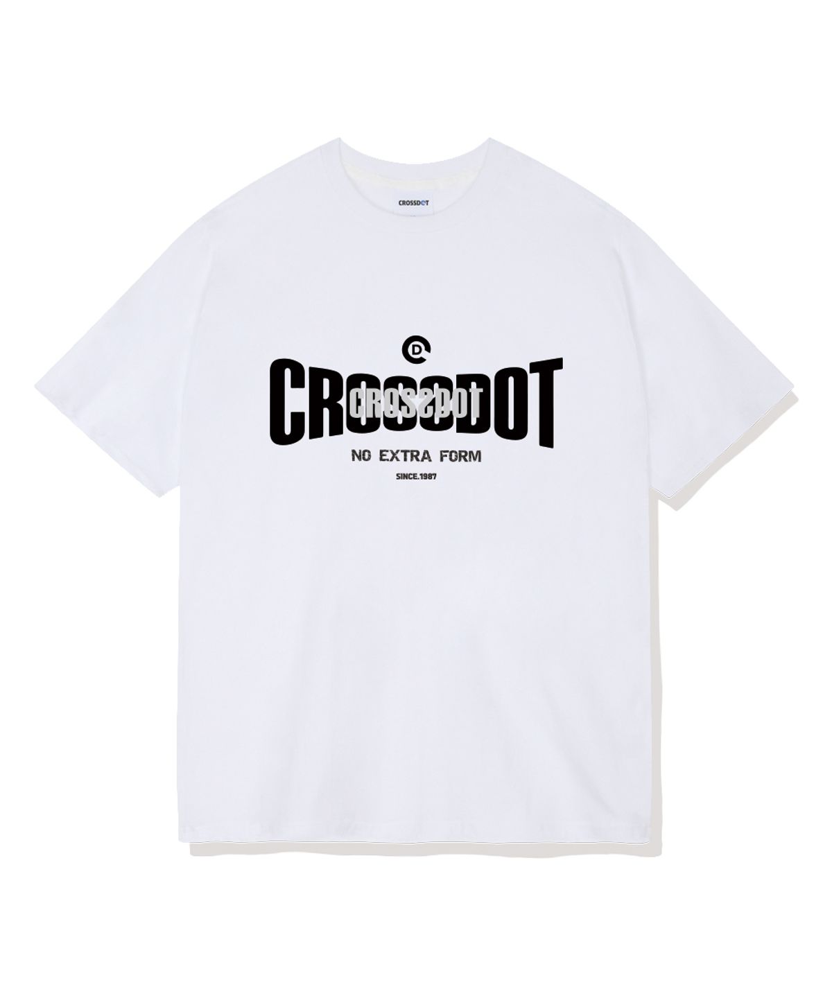 크로스닷(CROSSDOT) 닷베이스 오버핏 반팔티셔츠 4 Color [CRSE_1002]
