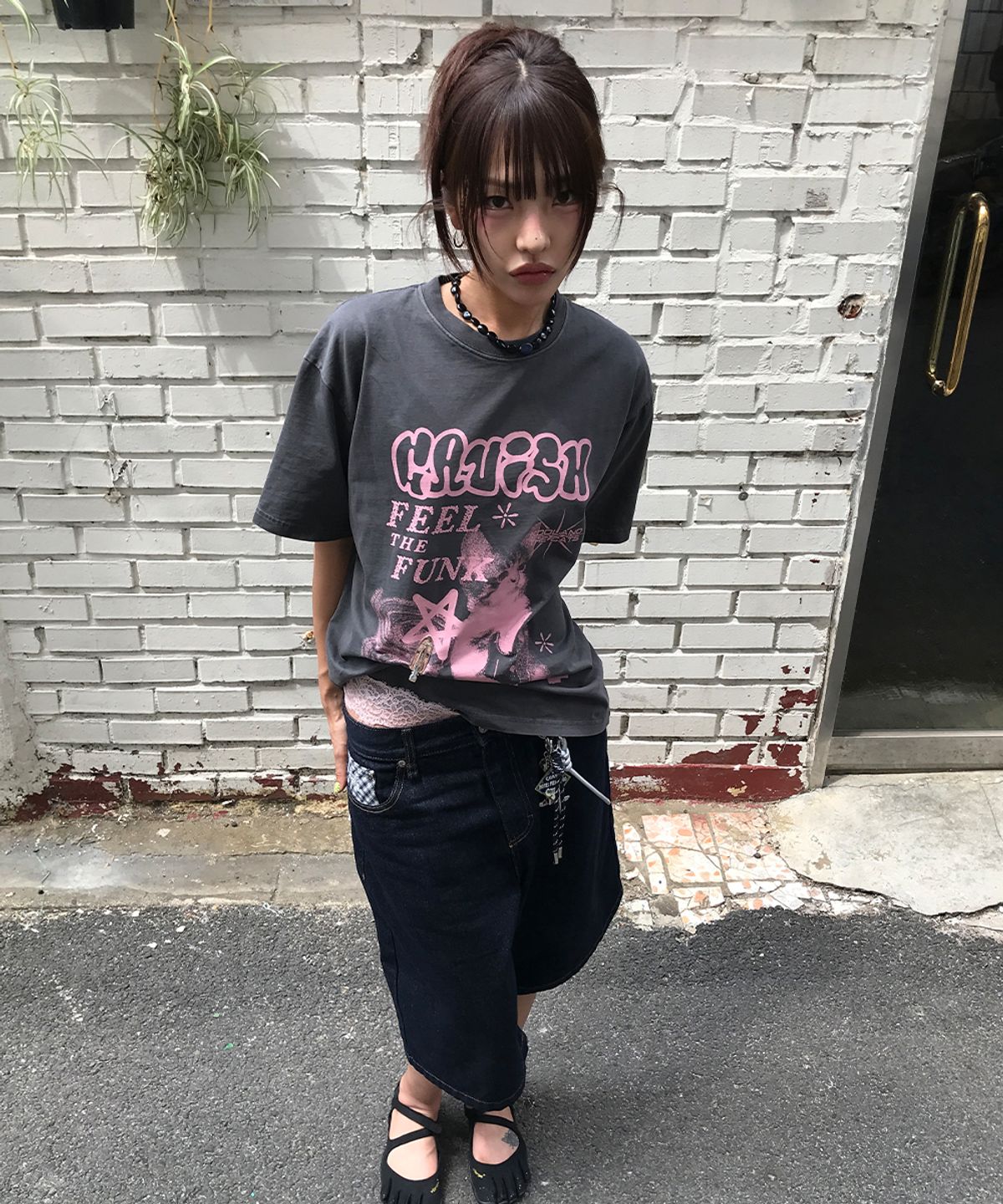 카비시(CAVISH) MEGA CYCLONE PIGMENT SS TEE CHARCOAL(CV2DMUT524A)
