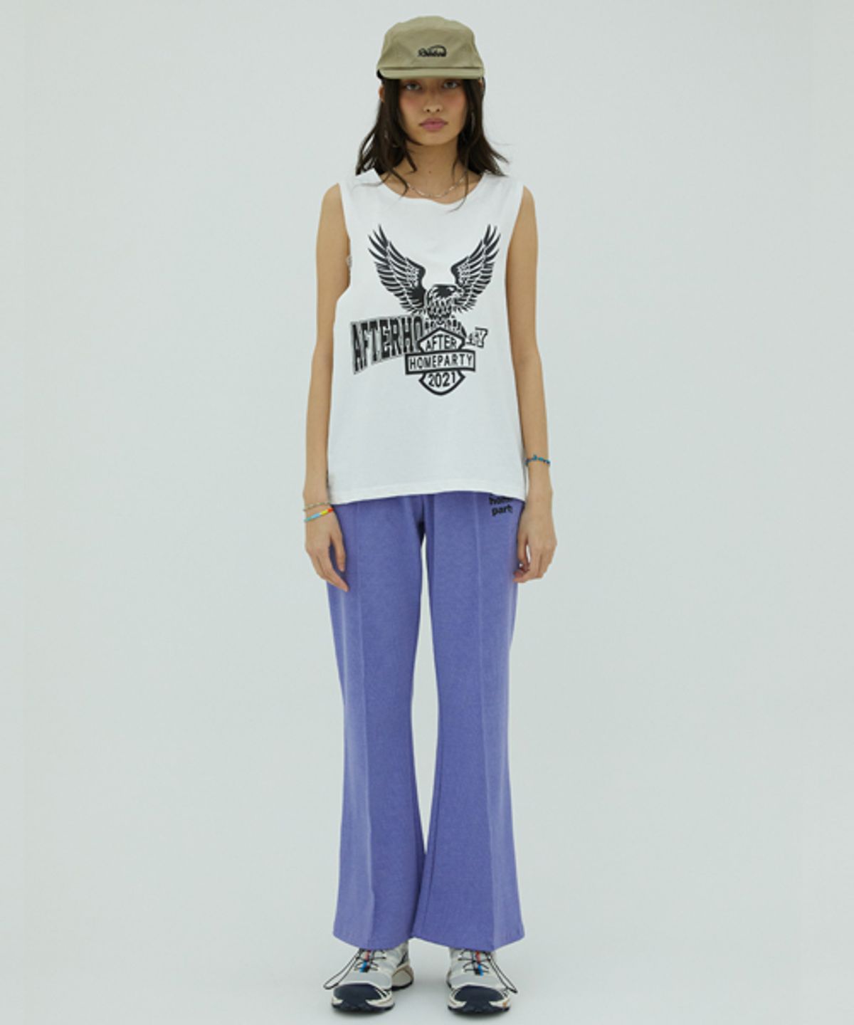 애프터홈파티(AFTER HOME PARTY) bade sleeveless t-shirt
