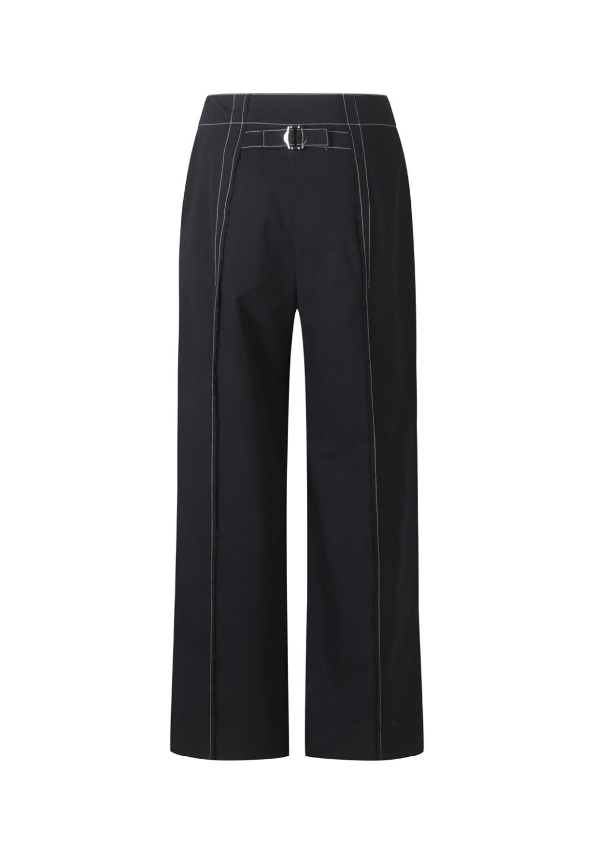 래코드(RECODE) [여성] Two Buttons Linen Wide Pants_RQPAS23546BKX